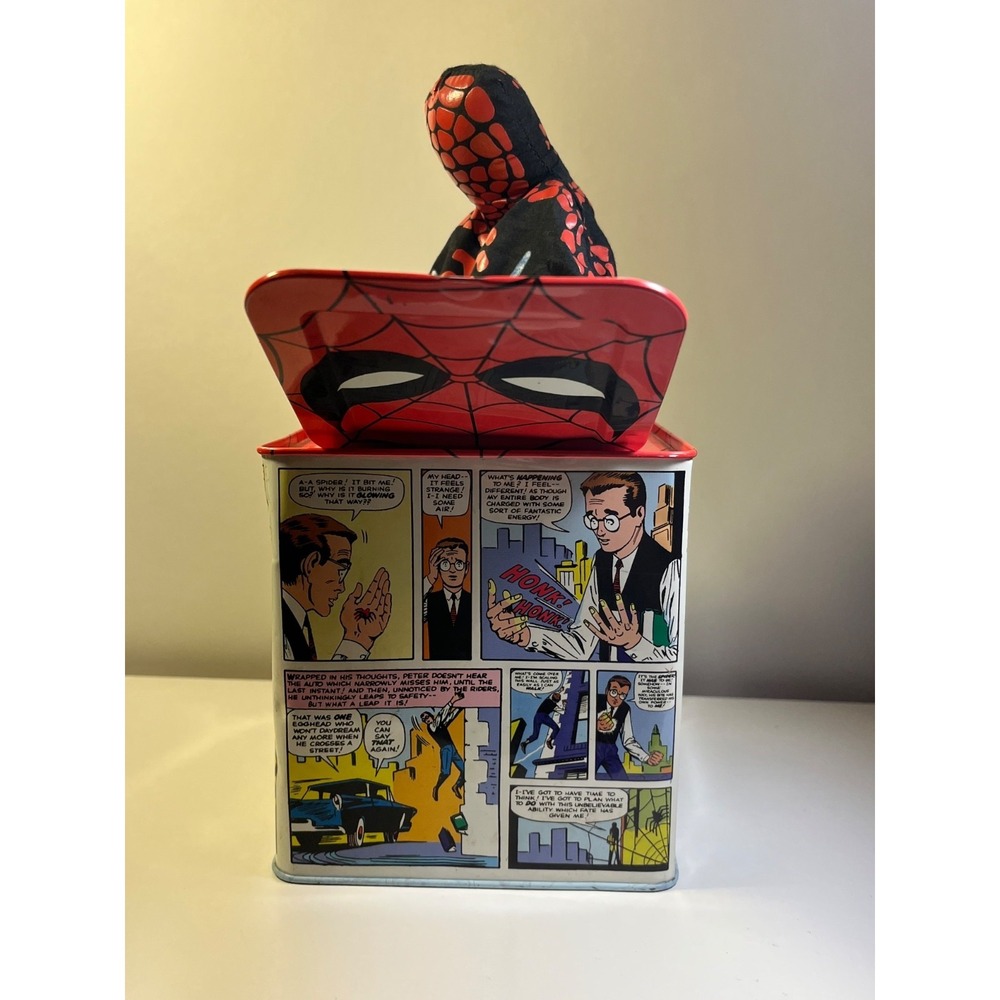 Spiderman Jack in the Box Musical Wind-Up Amazing Fantasy Cover #15 Schylling - Picture 3 of 11